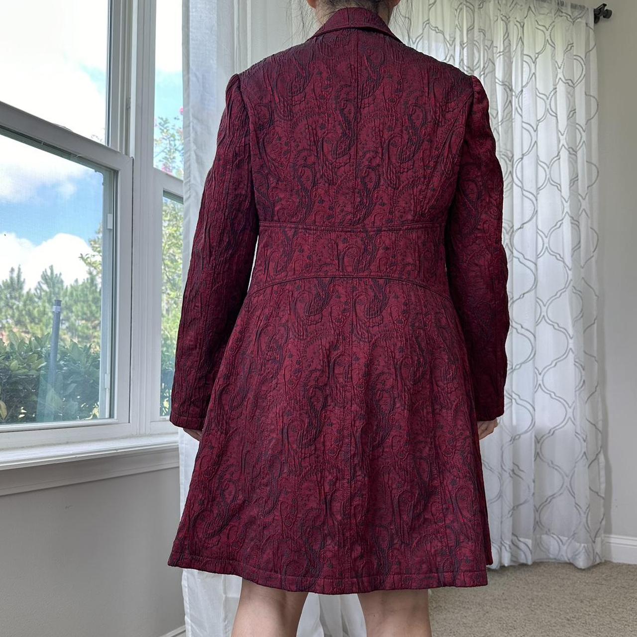 Women's Burgundy and Red Jacket