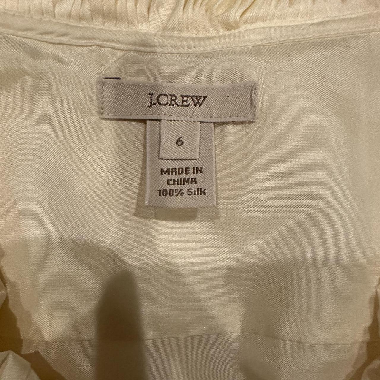 J.Crew Women's Cream Blouse