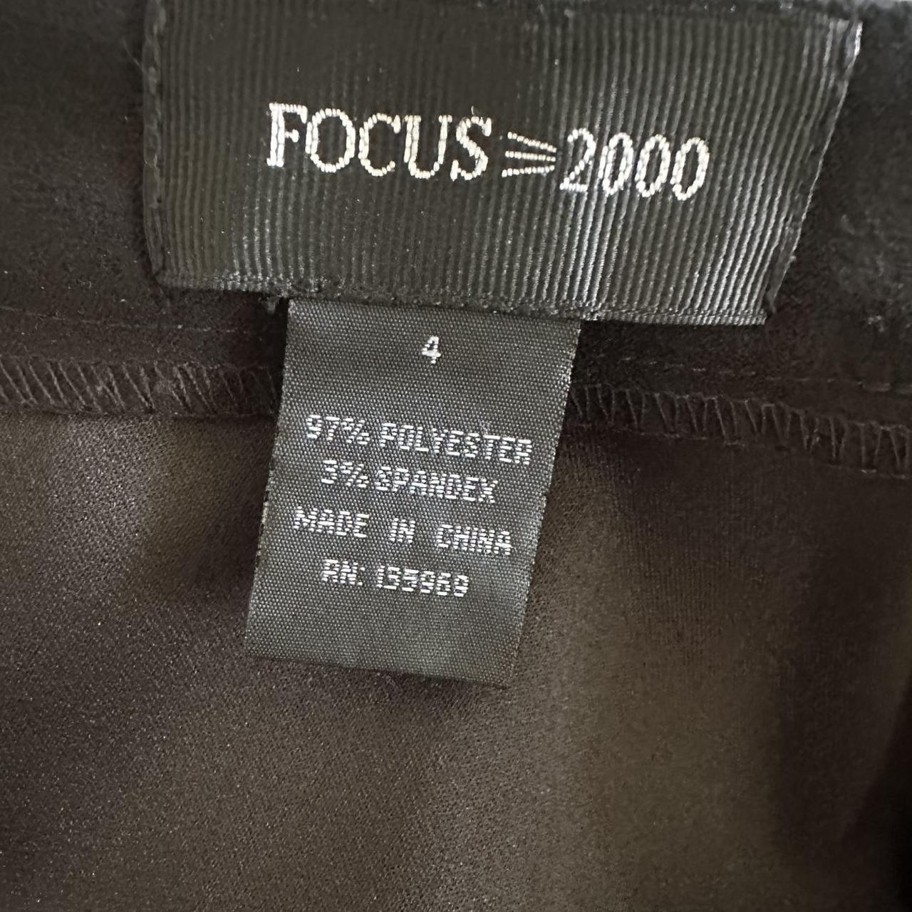 Focus 2000 Women's Black and Silver Skirt