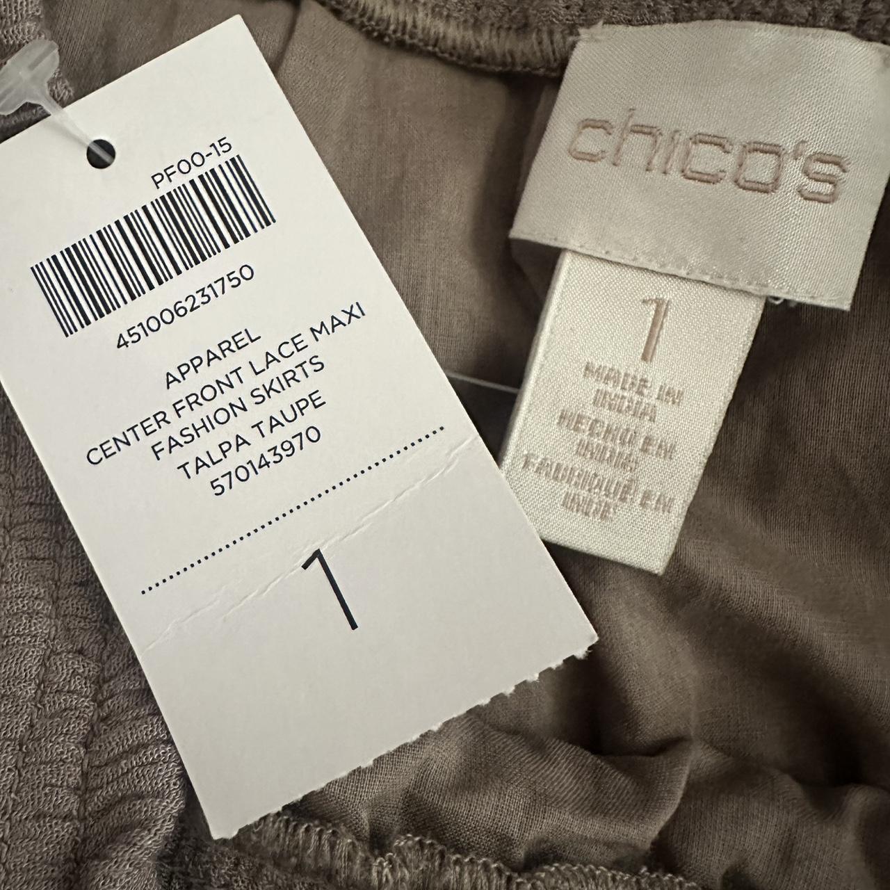 Chico's Women's Brown and Tan Skirt