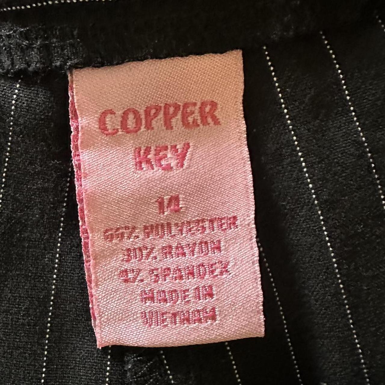 Copper Key Women's Black and White Shorts