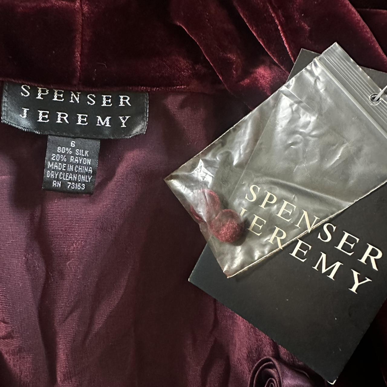 Women's Burgundy and Black Jacket