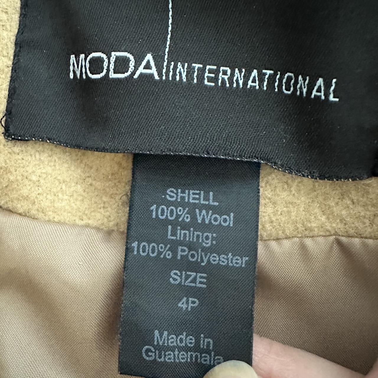 Moda International Women's Tan Coat