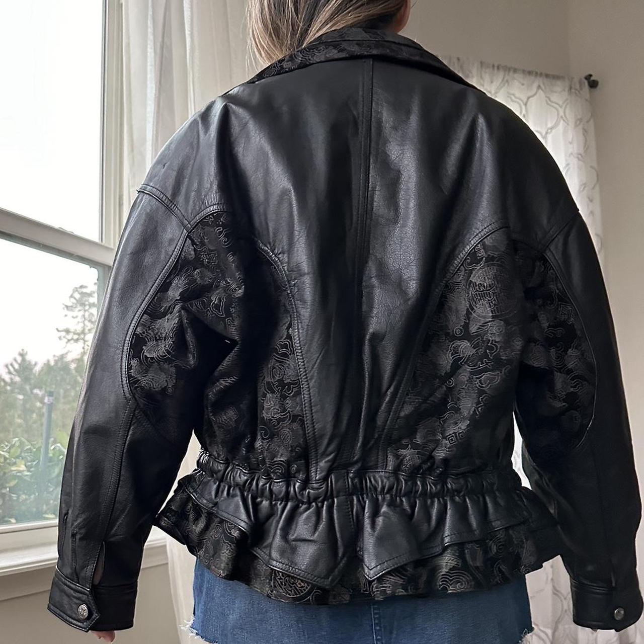 Women's Black and Gold Jacket