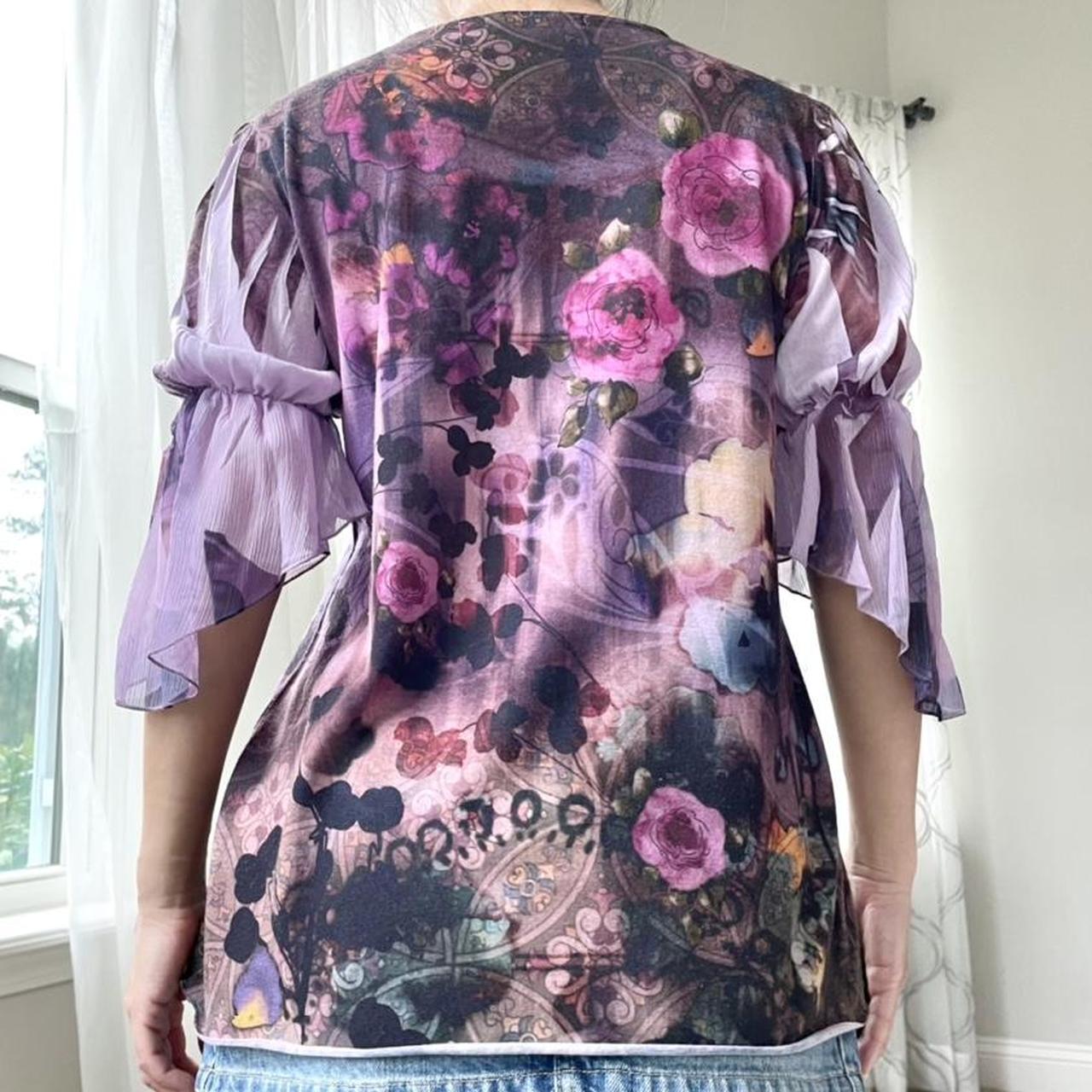Women's Purple and Pink Top