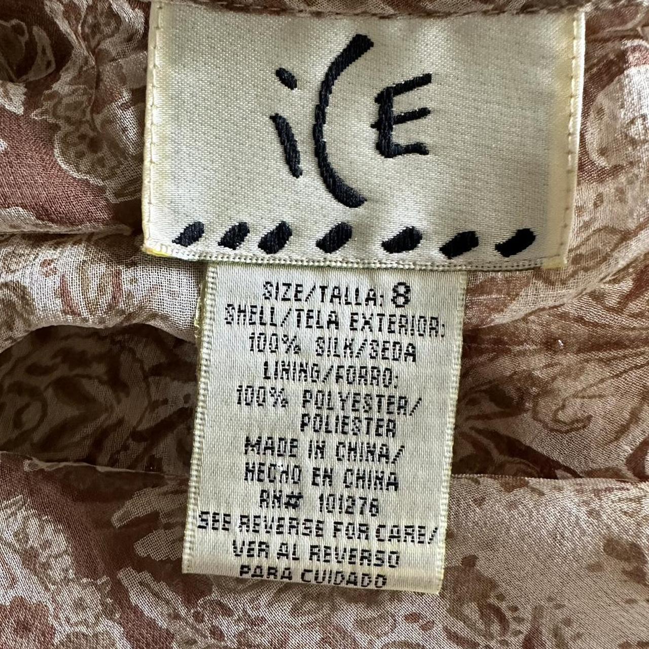 Women's Tan and Cream Dress