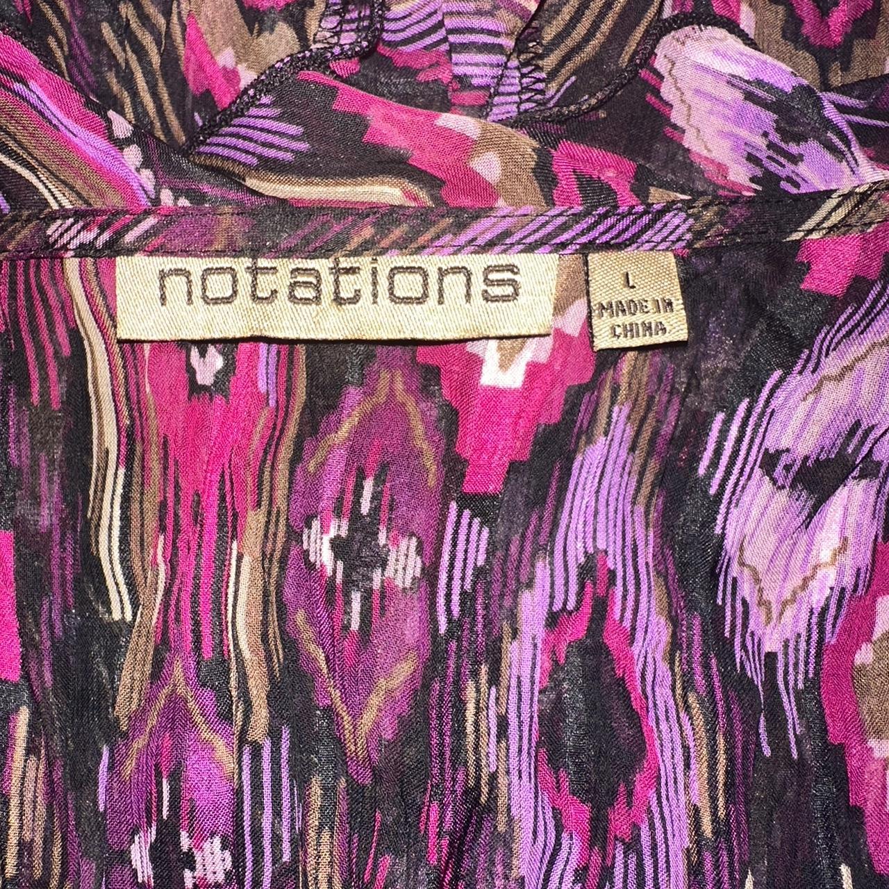 Notations Women's Multi Blouse