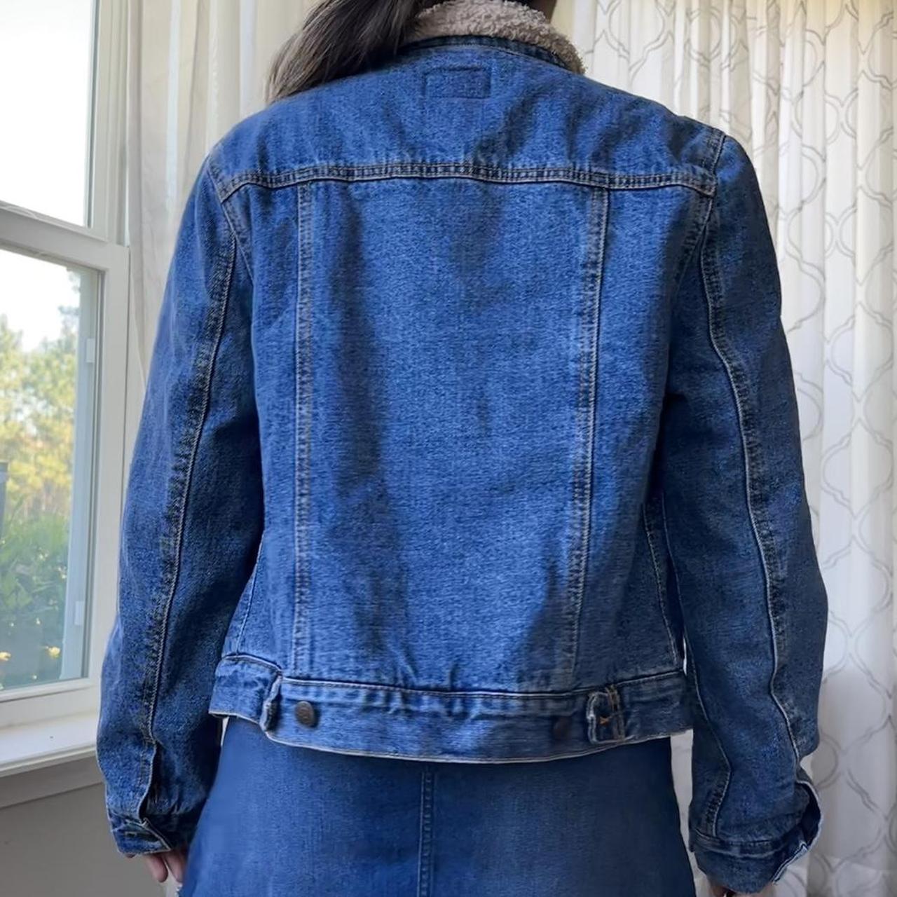 Women's Navy and Tan Jacket