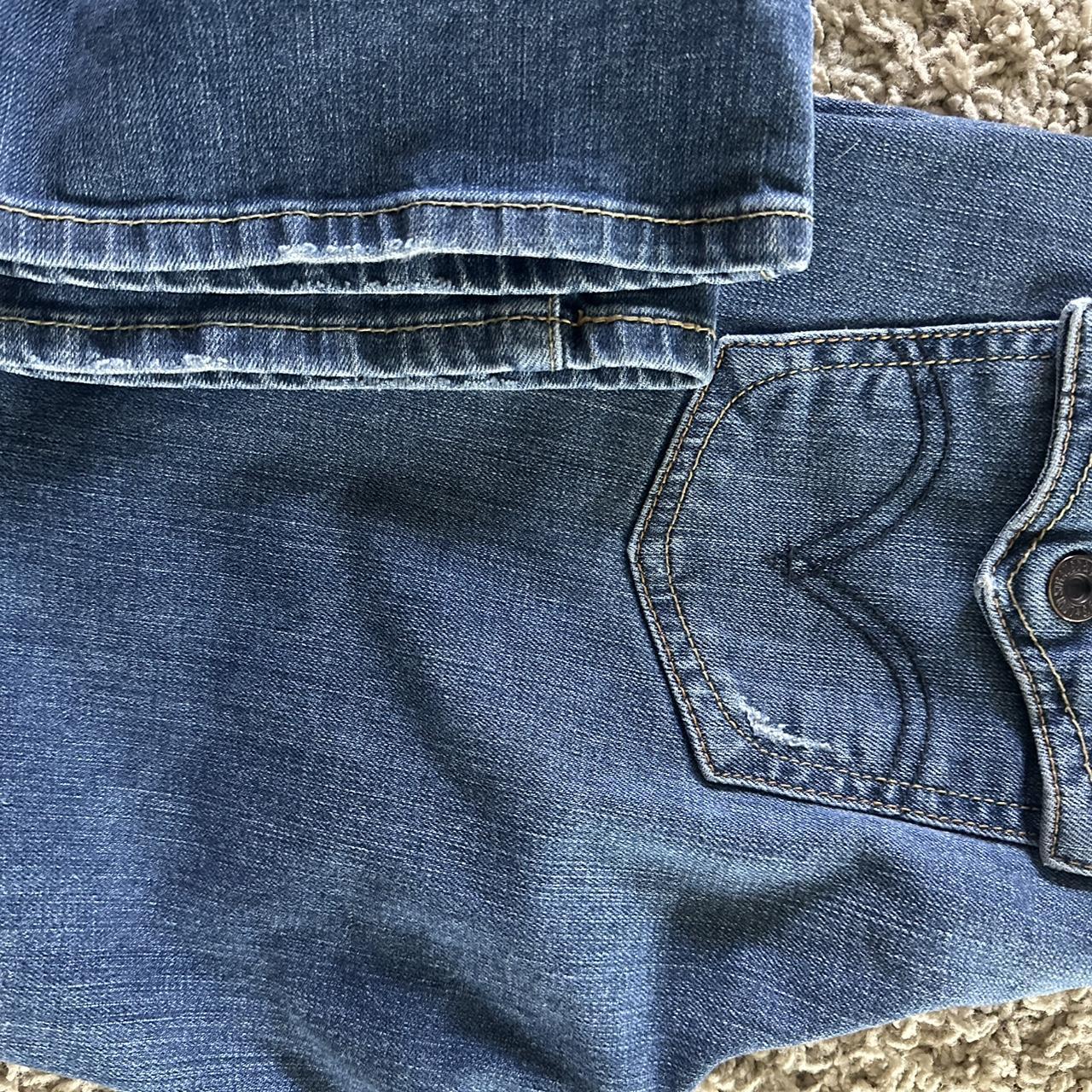 Levi's Women's Blue and Navy Jeans