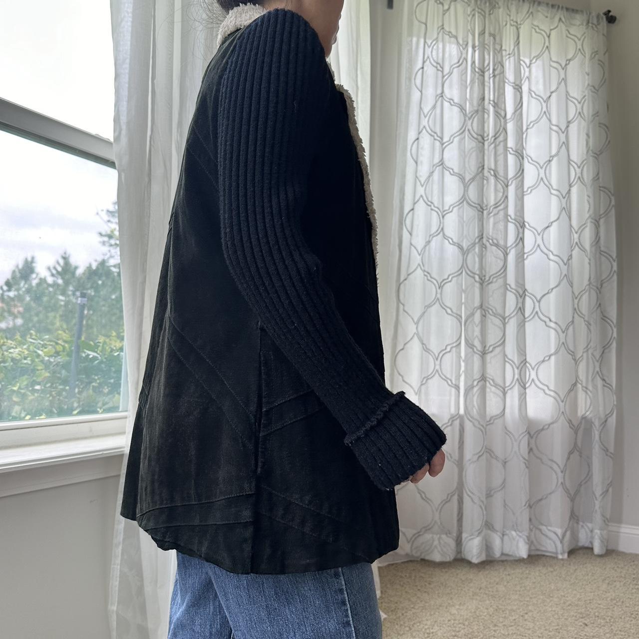 Women's Black and Cream Jacket