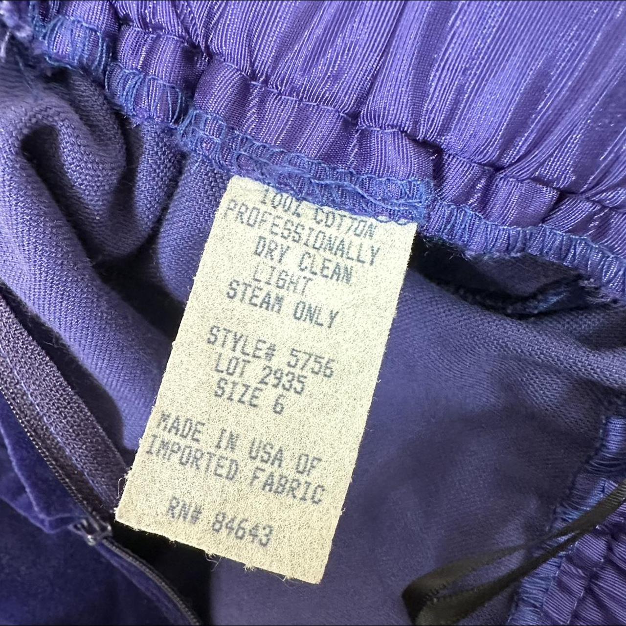 Women's Purple and Blue Skirt