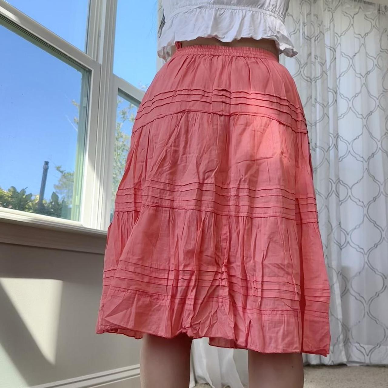 Women's Orange Skirt
