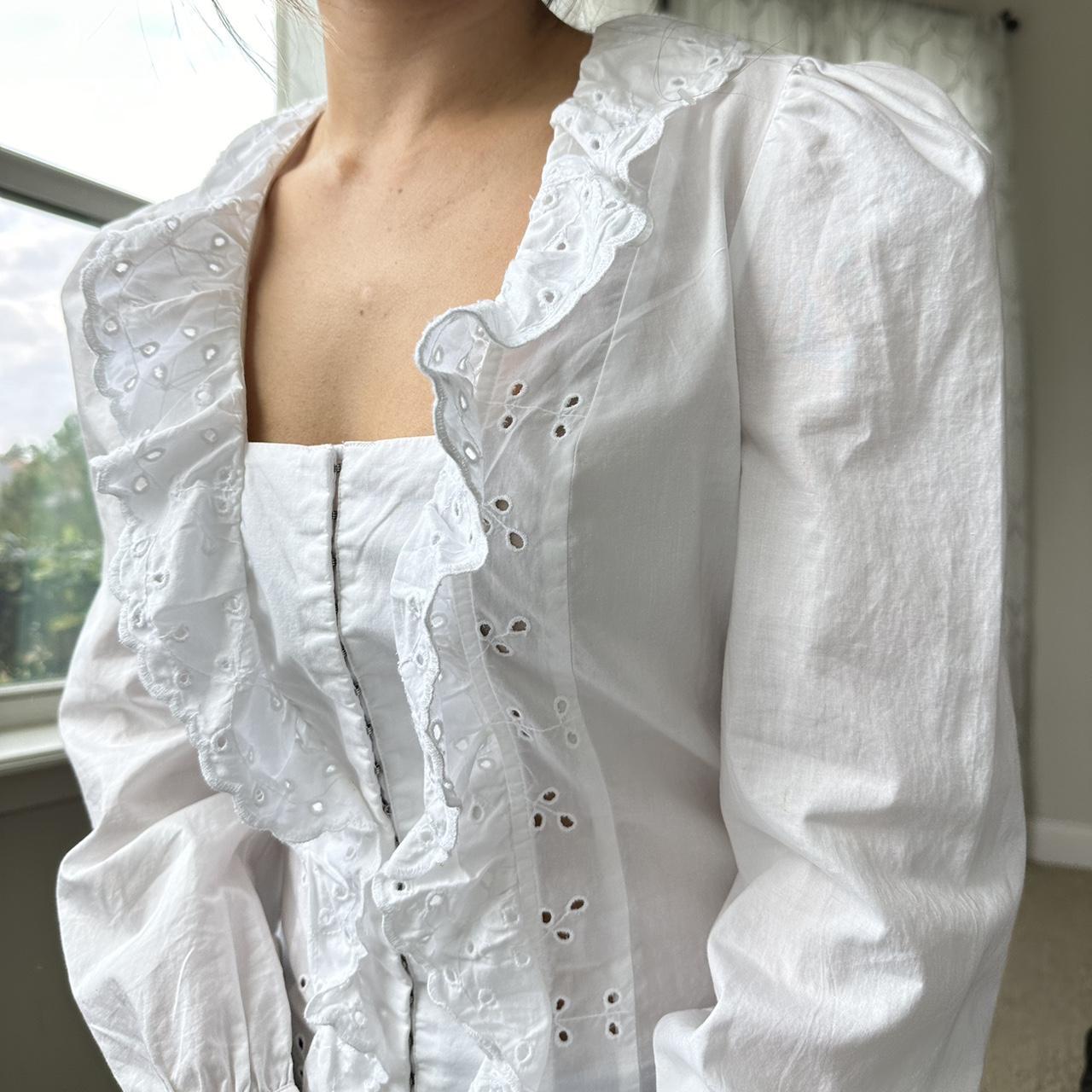 THE LIMITED Women's White Blouse