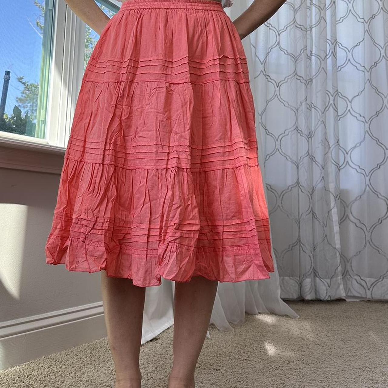 Women's Orange Skirt