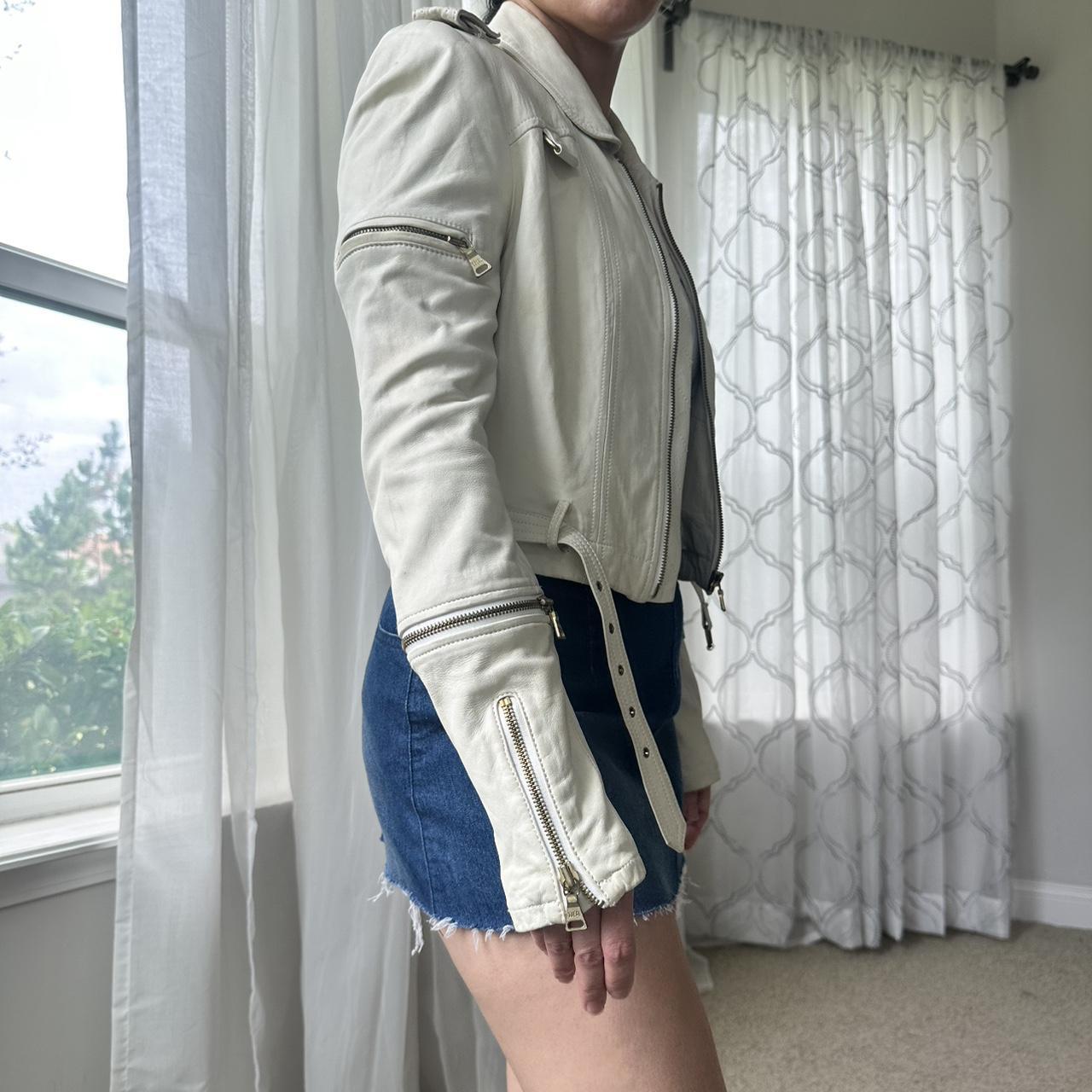 alice + olivia Women's Cream Jacket