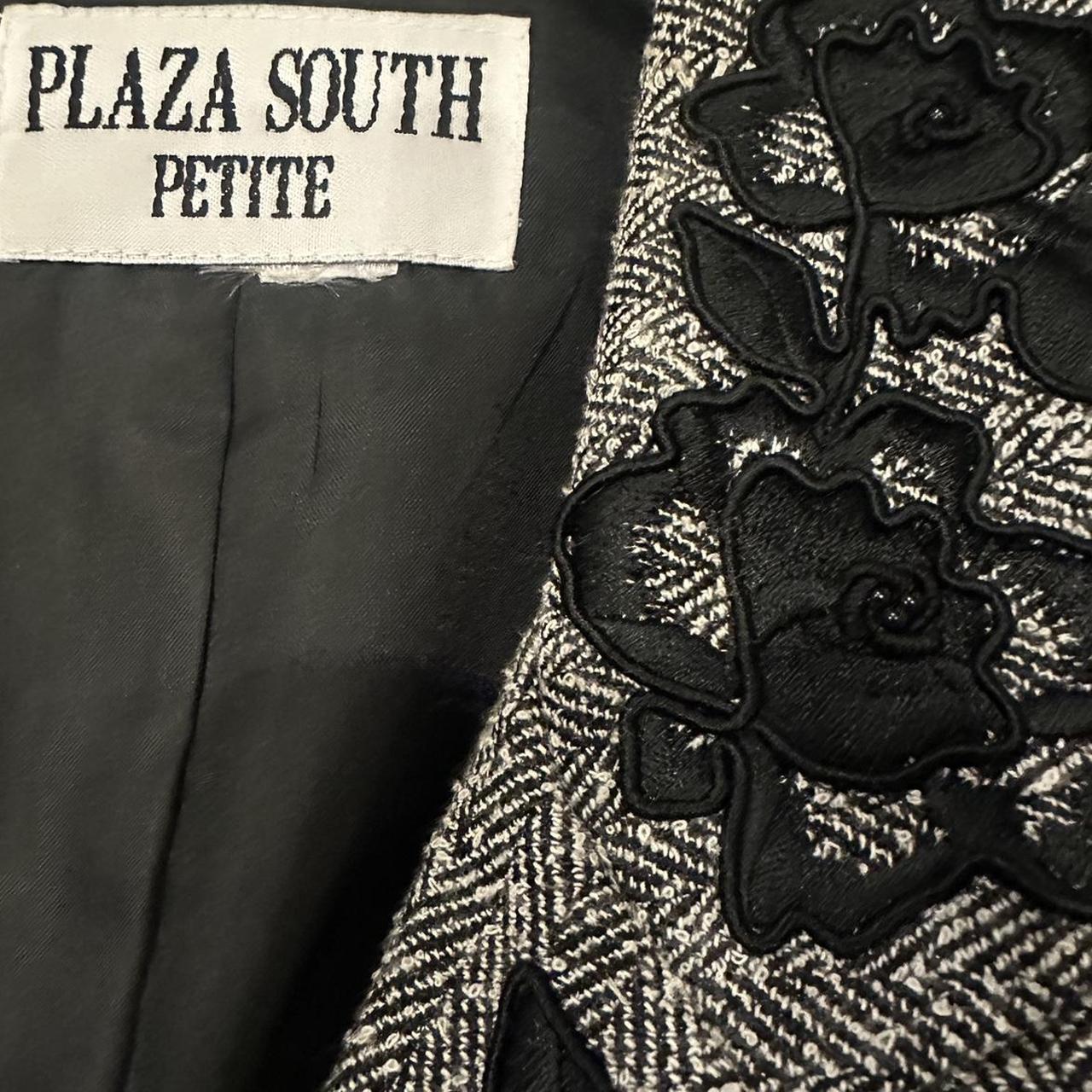 Women's Black and White Coat
