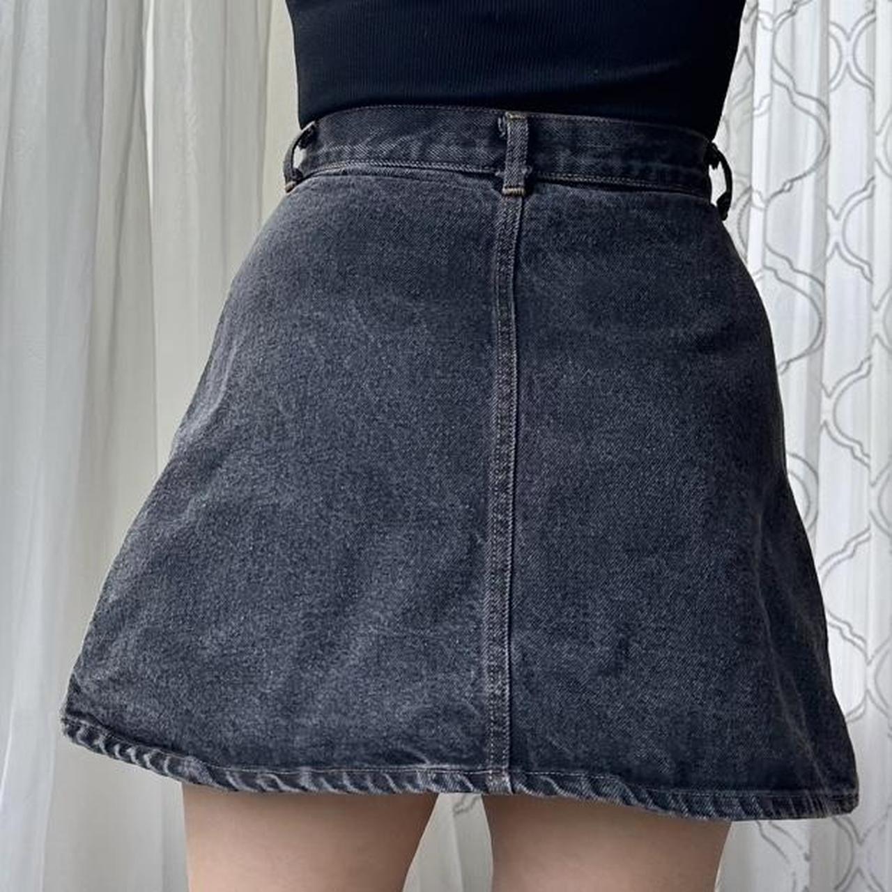 Guess U.S.A. Women's Black and Grey Skirt