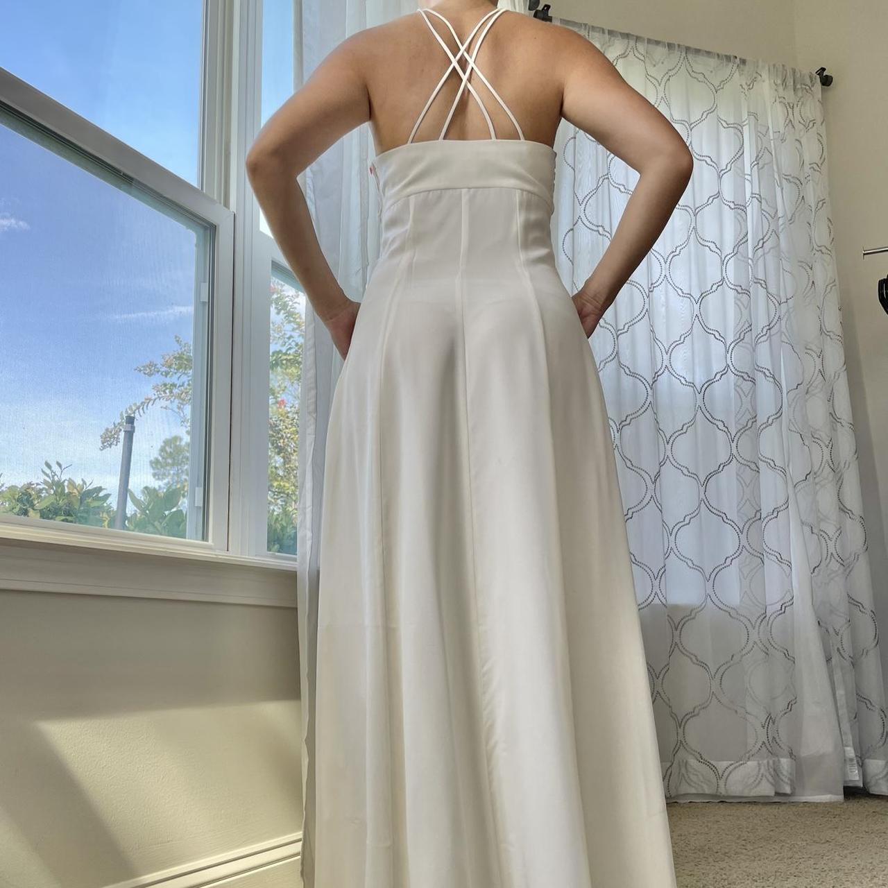 Morgan Women's Cream and White Dress