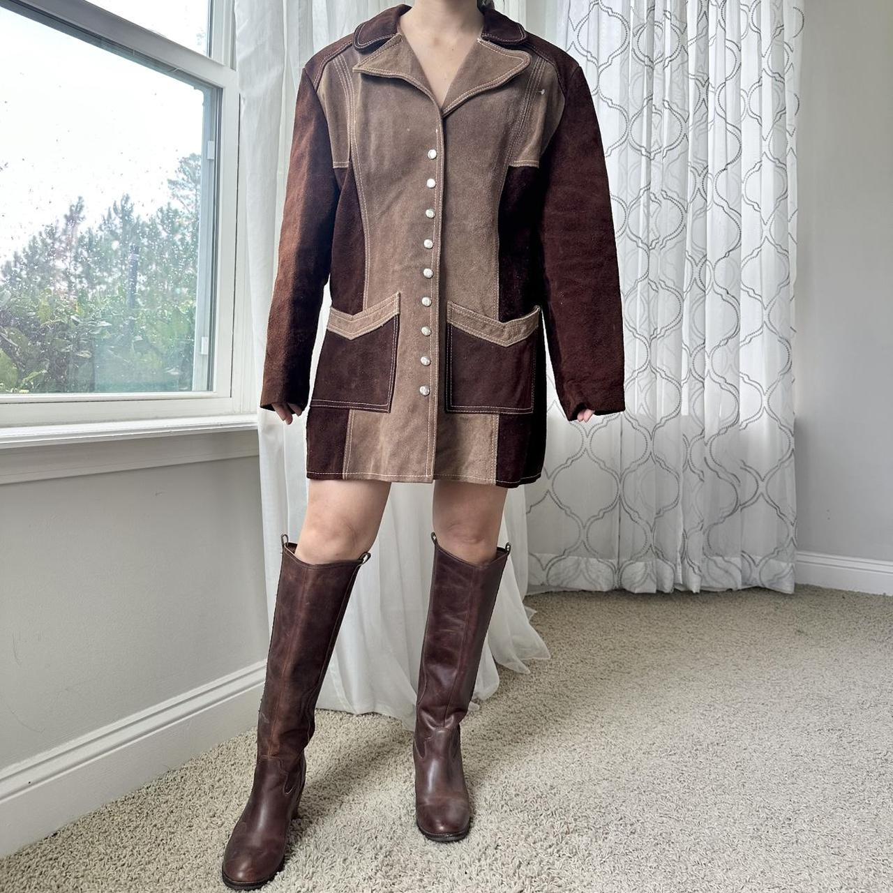 Women's Tan and Brown Coat