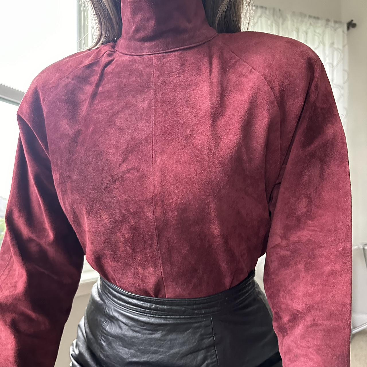 Women's Burgundy Top