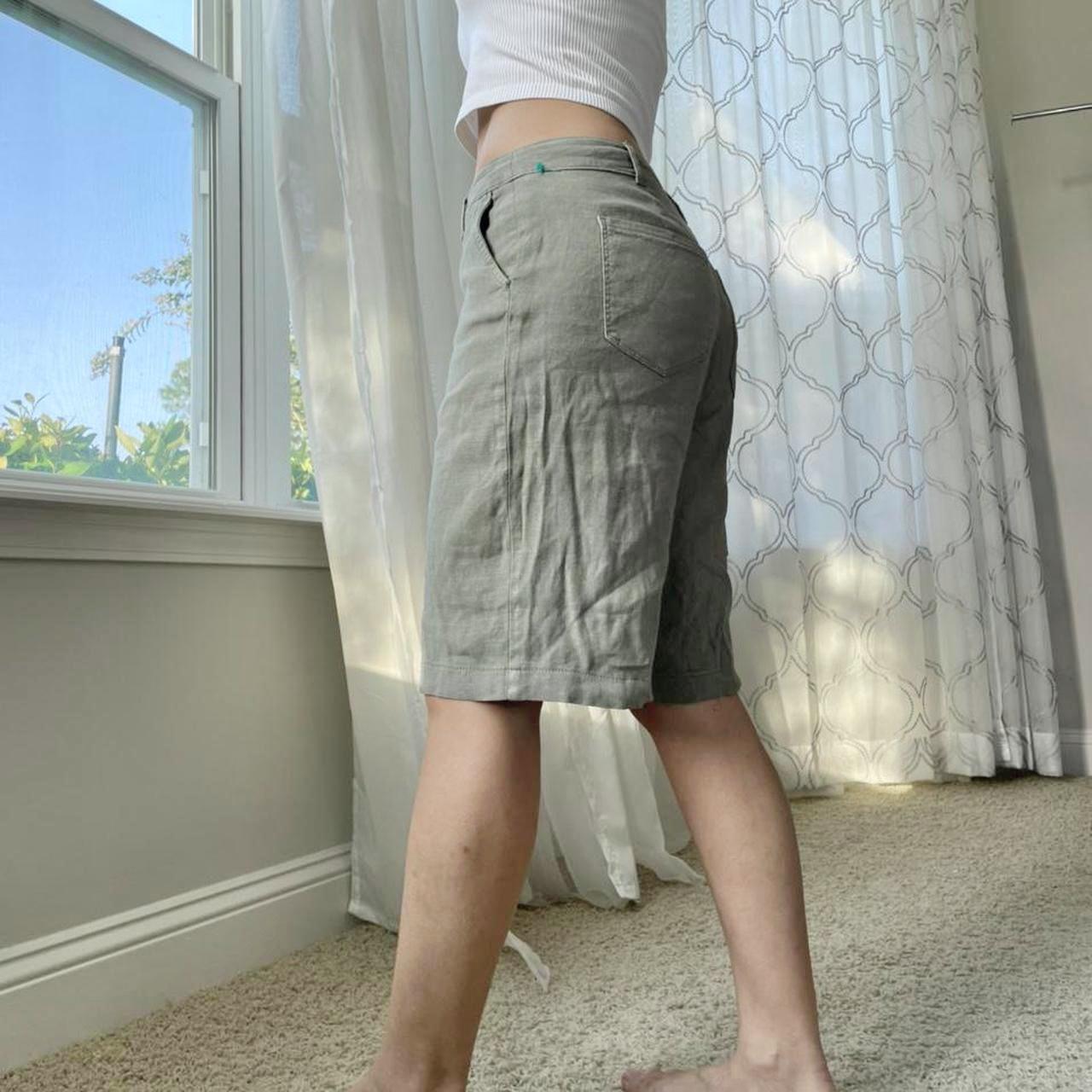 Women's Green and Khaki Shorts