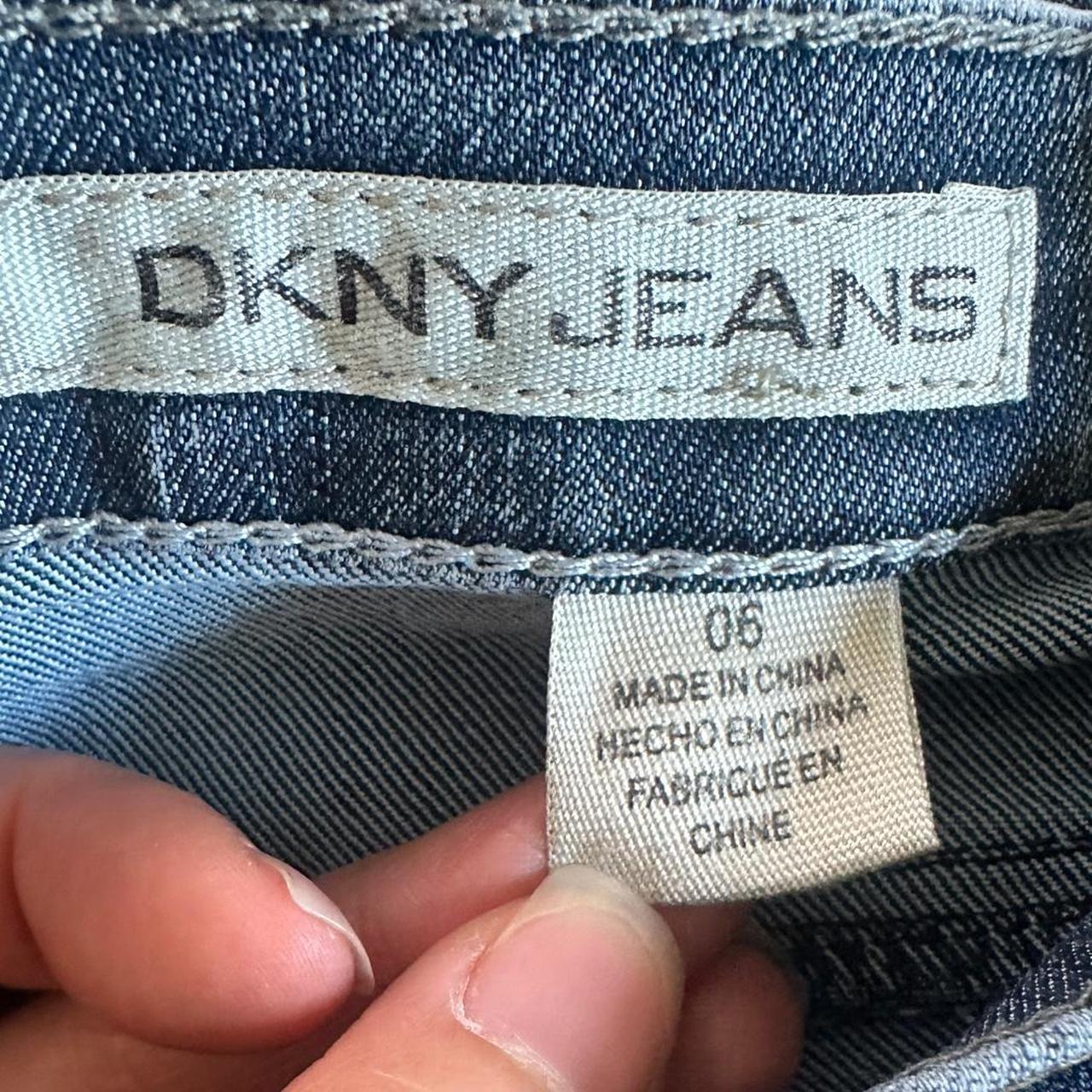 DKNY Women's Blue and Navy Jeans