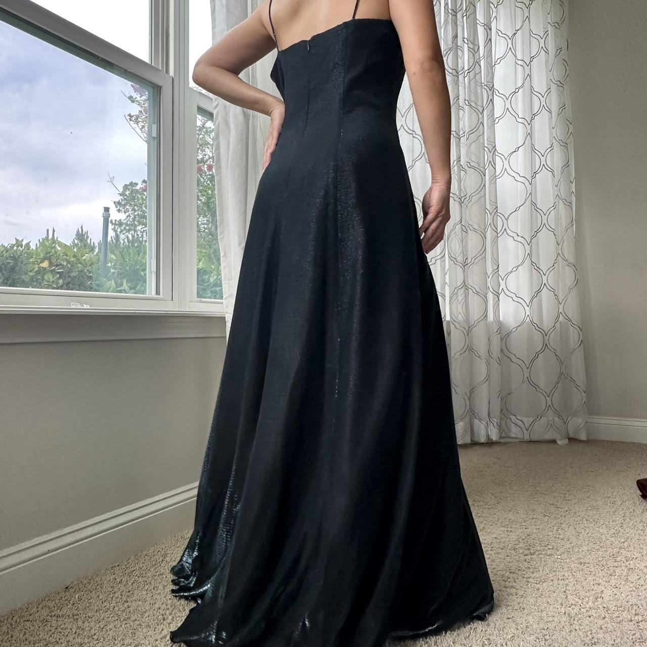 Women's Black and Navy Dress