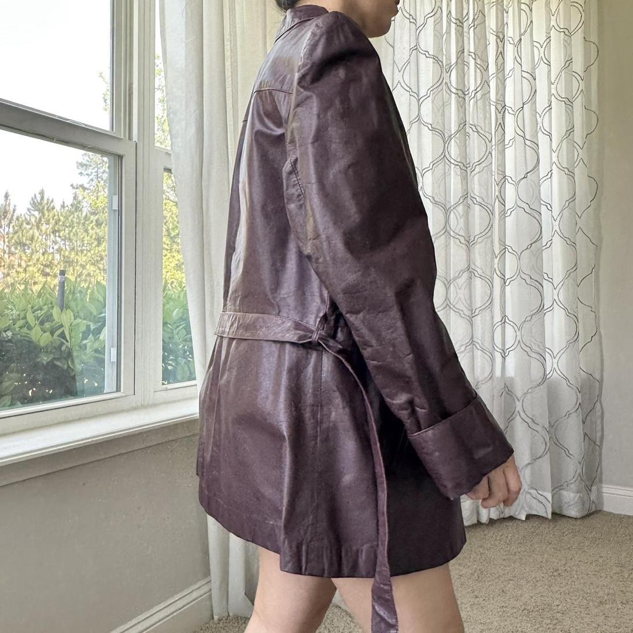 Women's Brown and Burgundy Jacket
