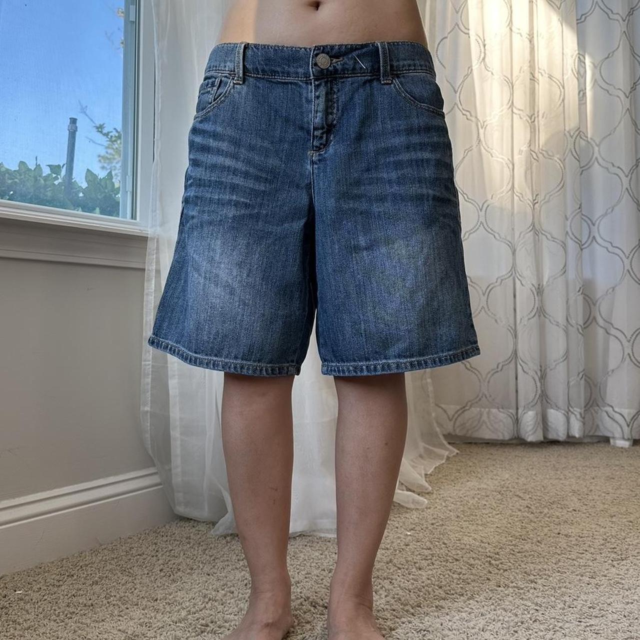 New York & Company Women's Blue and Navy Shorts