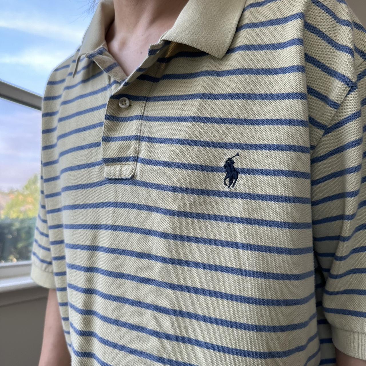 Polo Ralph Lauren Women's Yellow and Blue Polo-shirts
