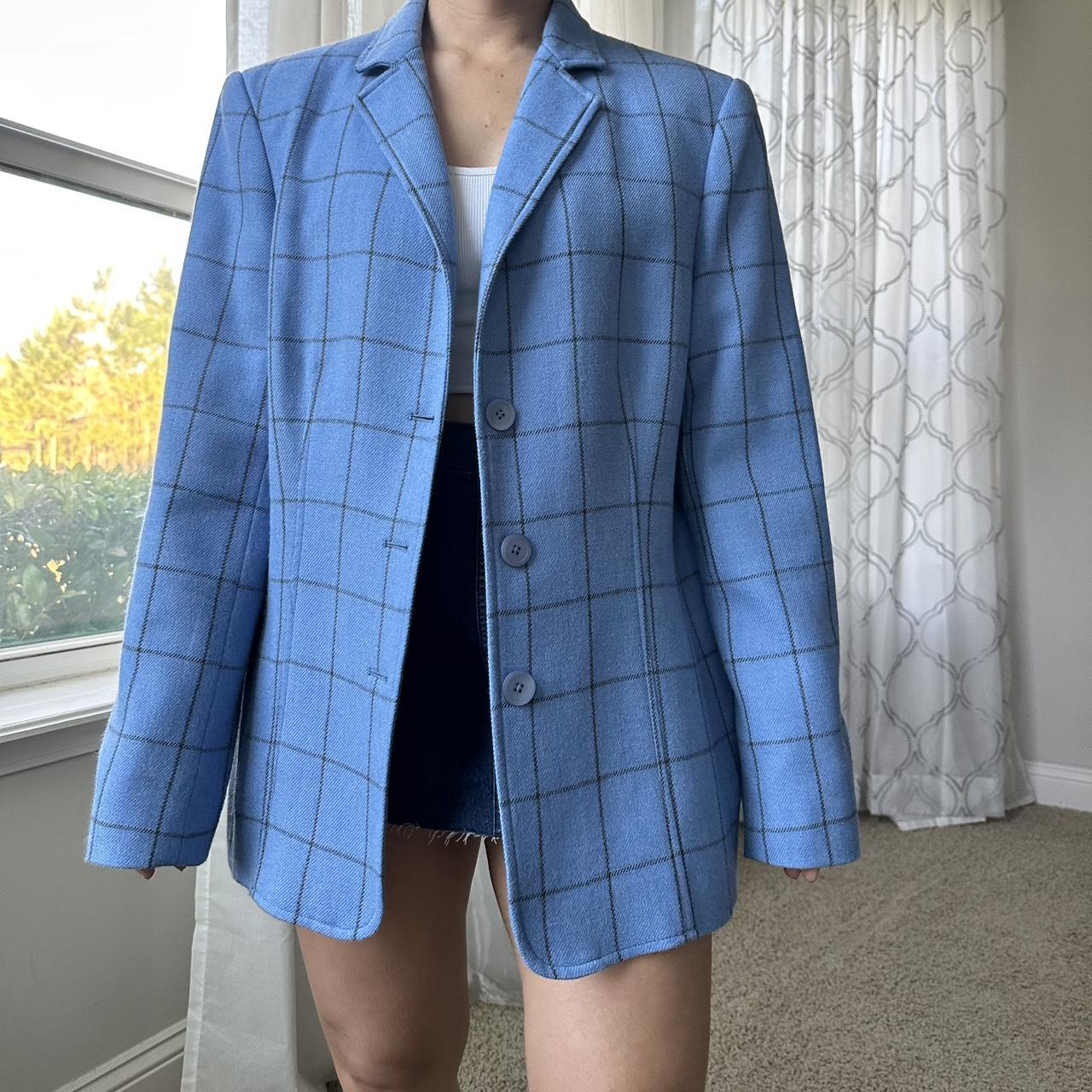 Talbots Women's Blue and Black Jacket
