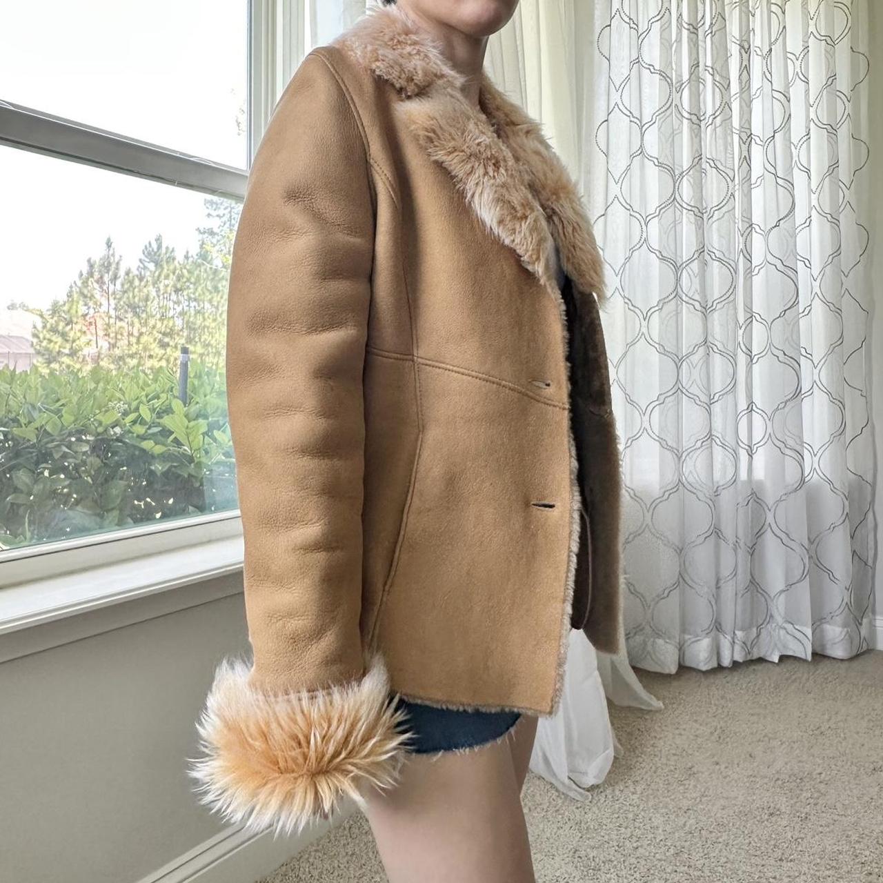 Women's Tan and Cream Jacket