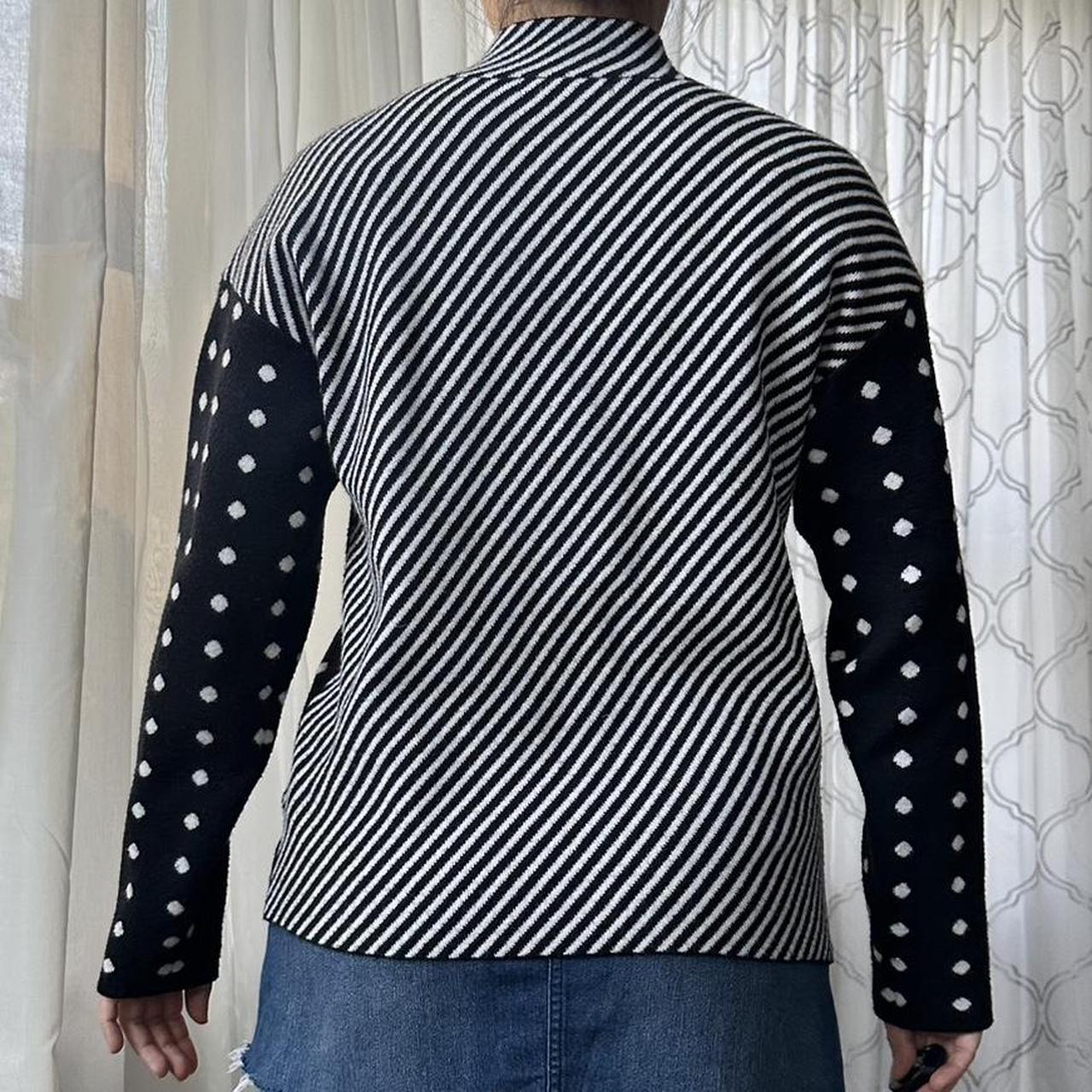 Anthropologie Women's Black and White Jumper