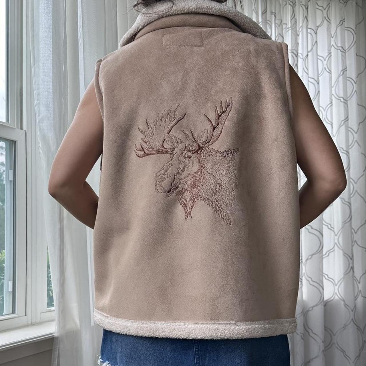 Women's Tan and Brown Gilet