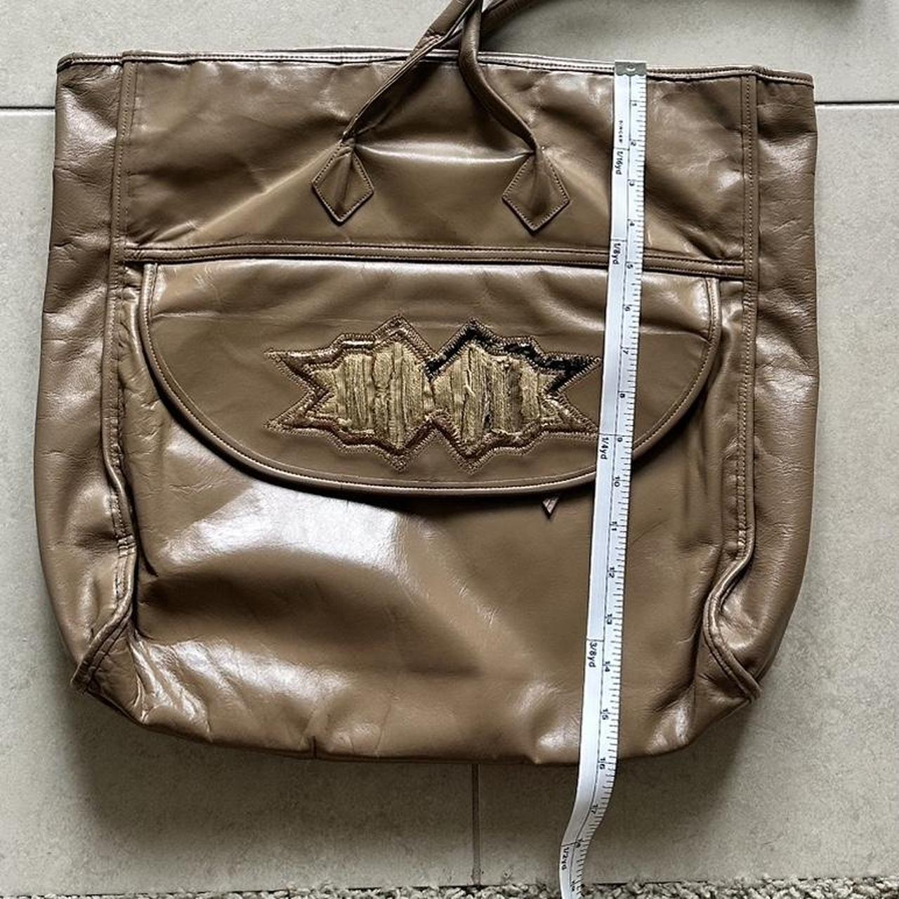 Embroidered Patchwork Tote