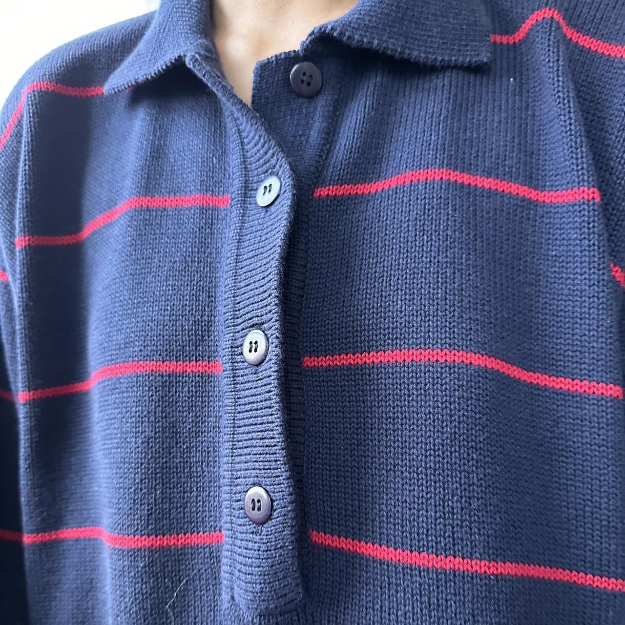 Jones New York Women's Navy and Red Jumper