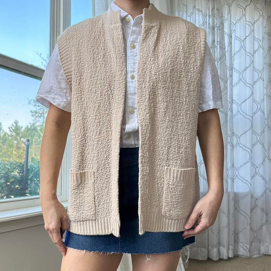 Women's Cream Gilet