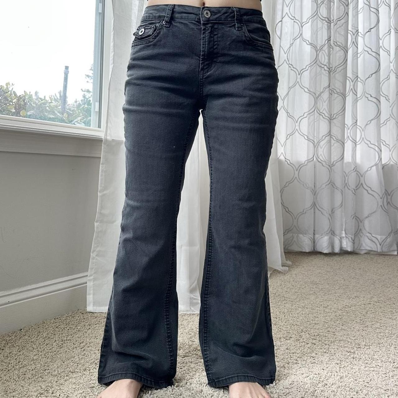 Faded Glory Women's Black and Grey Jeans