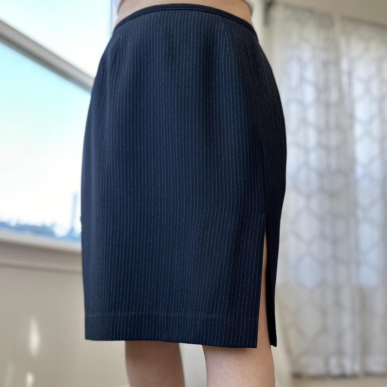 Women's Black and White Skirt