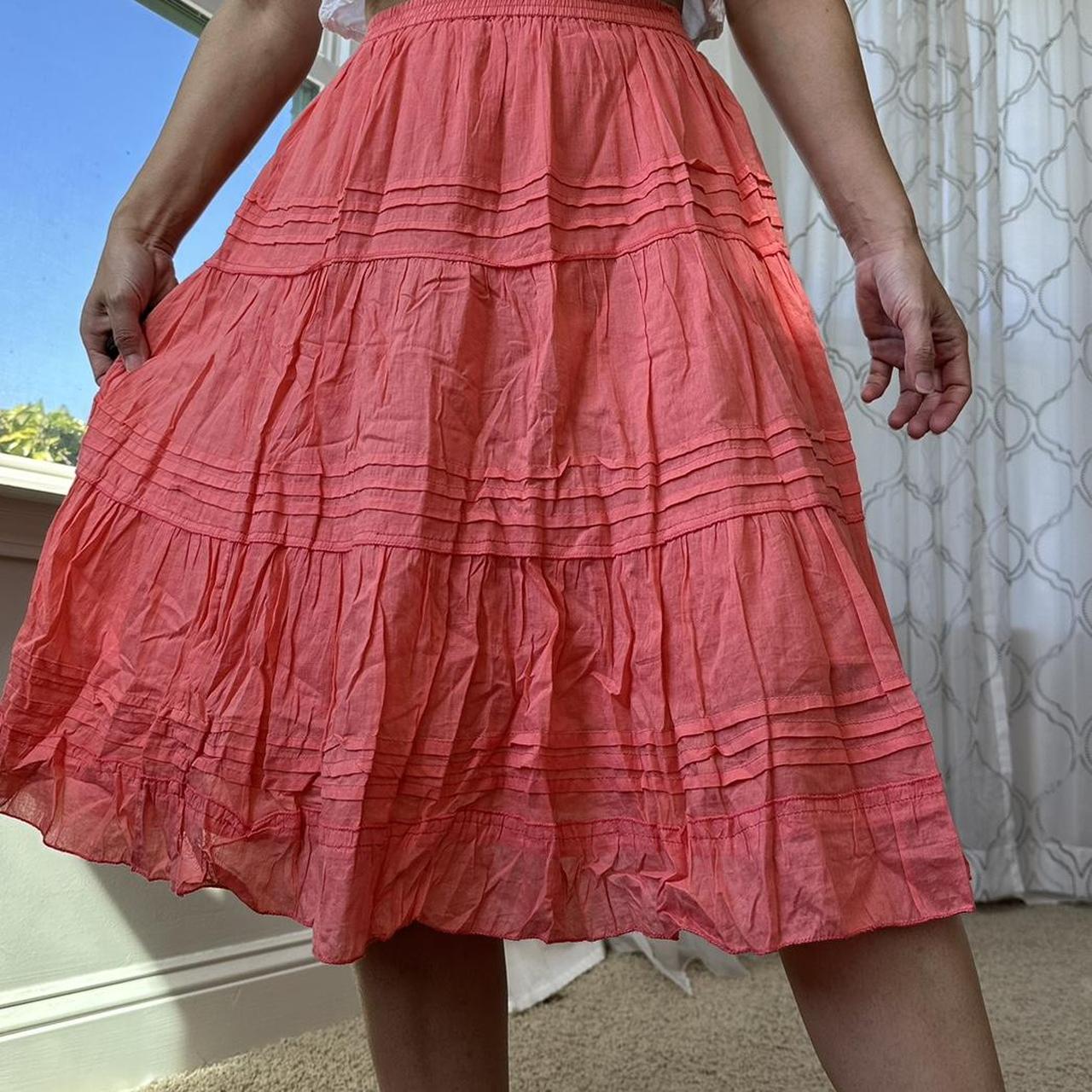 Women's Orange Skirt