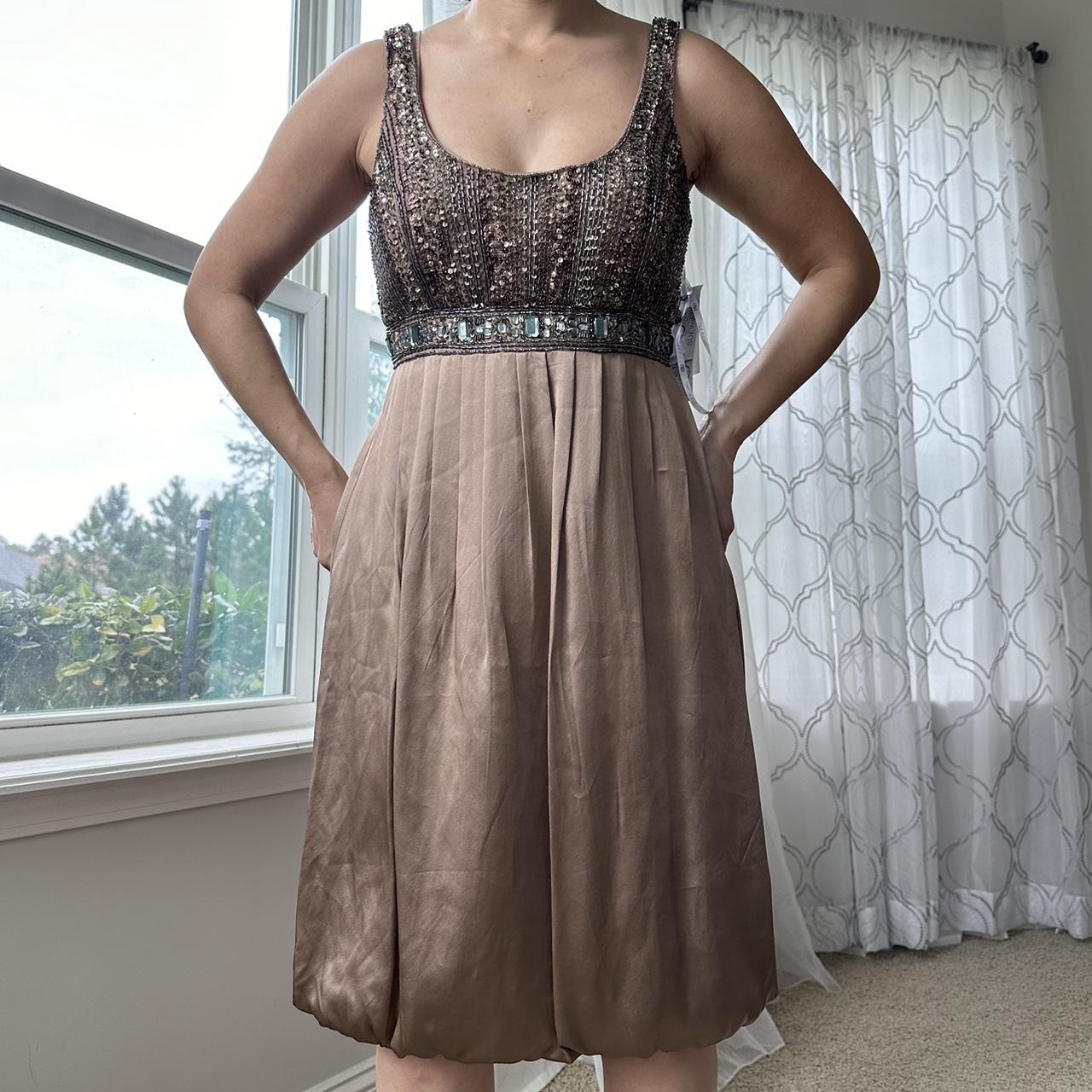 Sue Wong Women's Brown and Tan Dress