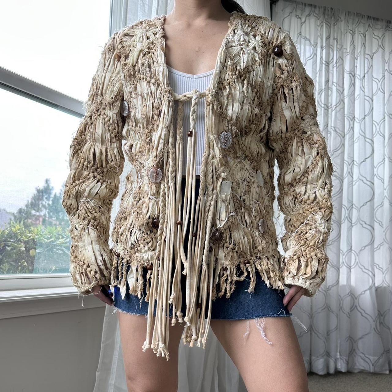 Women's Tan and Brown Jacket