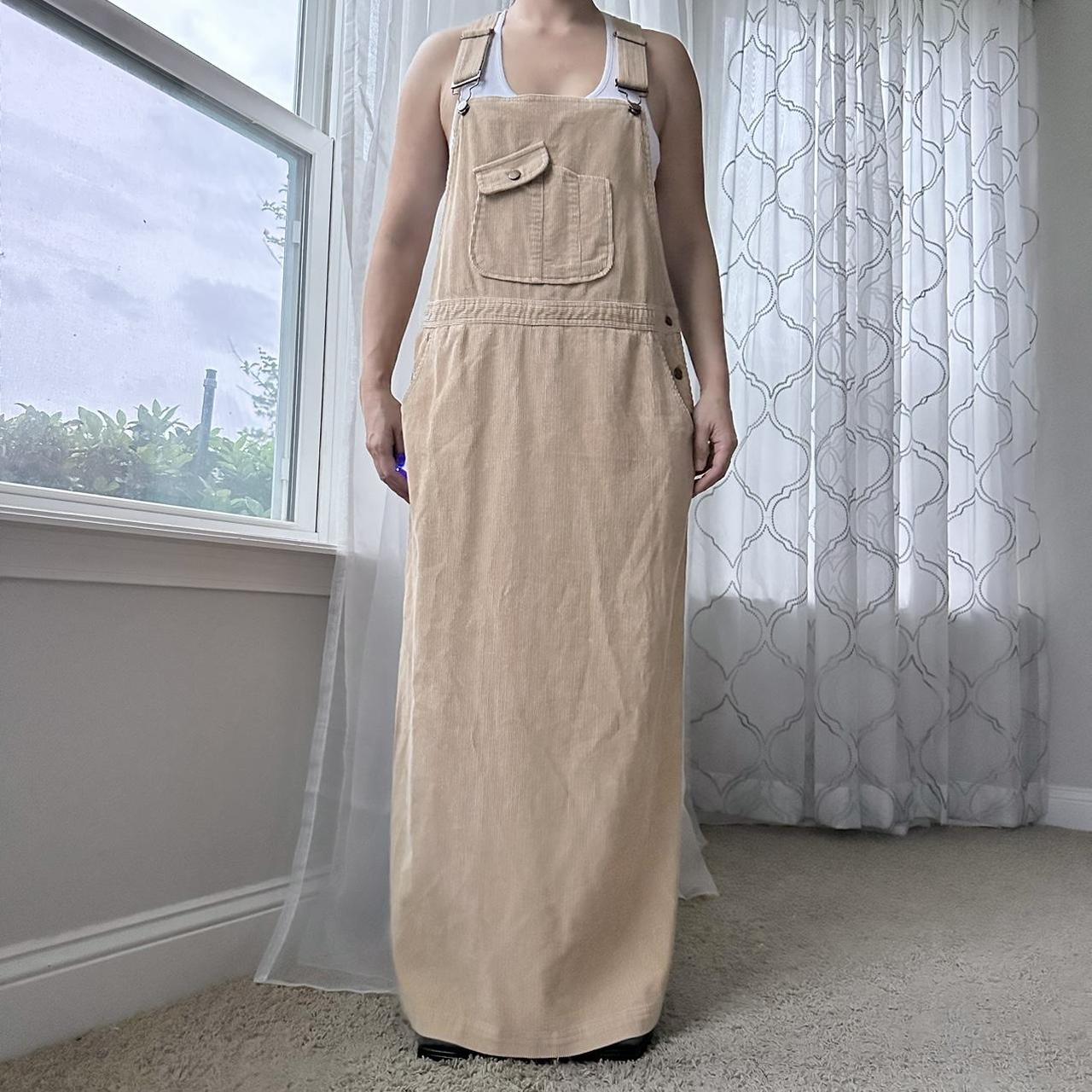 Women's Tan Dungarees-overalls