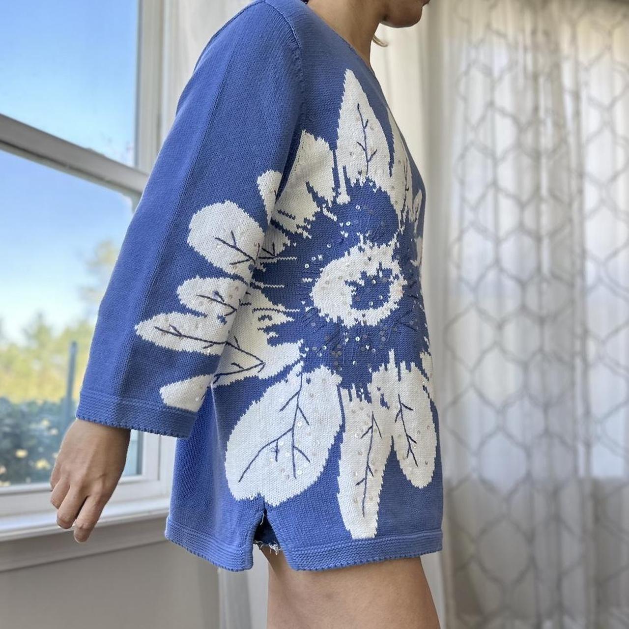 Women's Purple and Blue Jumper