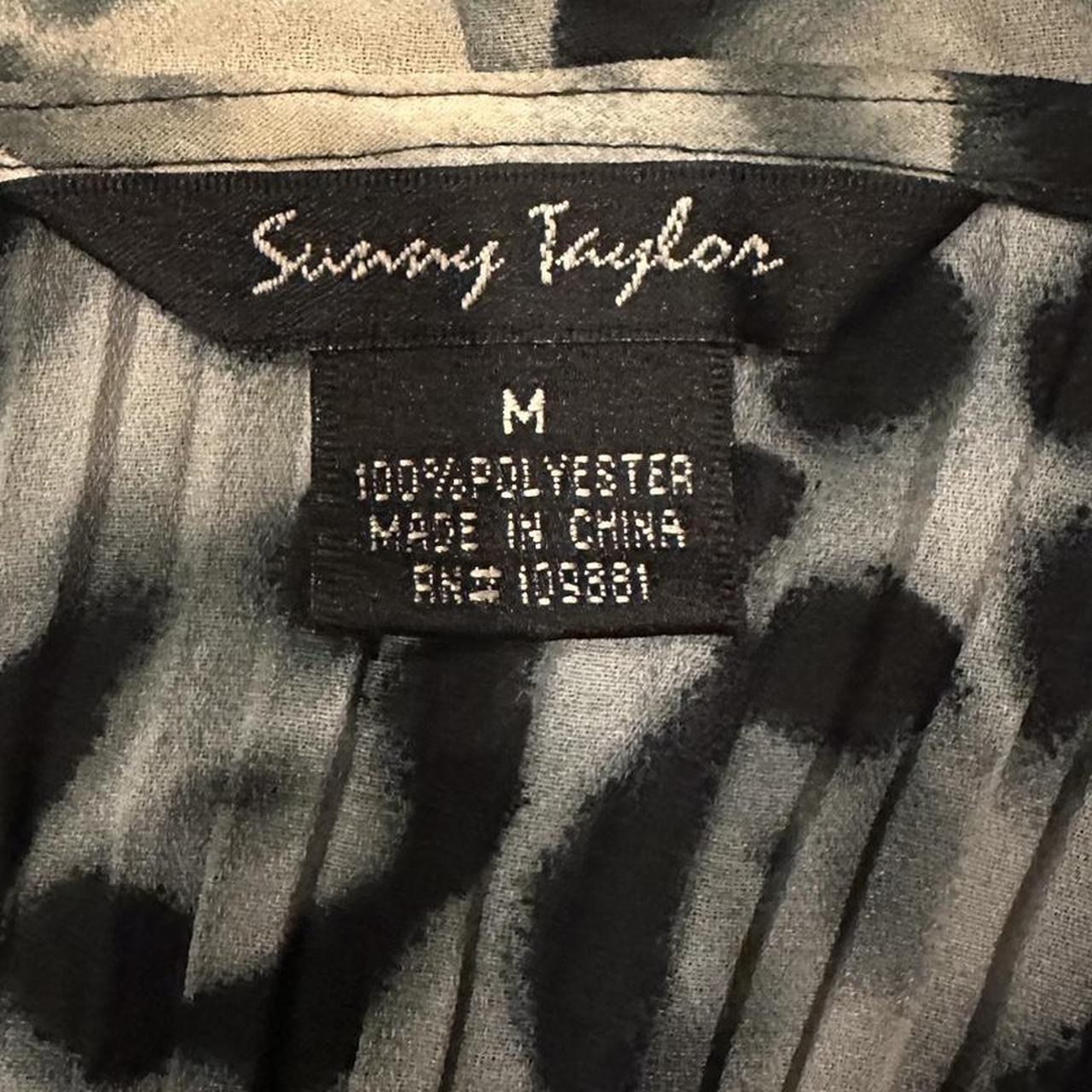 Women's Black and Grey Blouse
