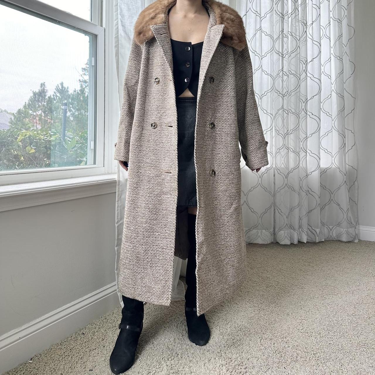 Women's Tan and Brown Coat