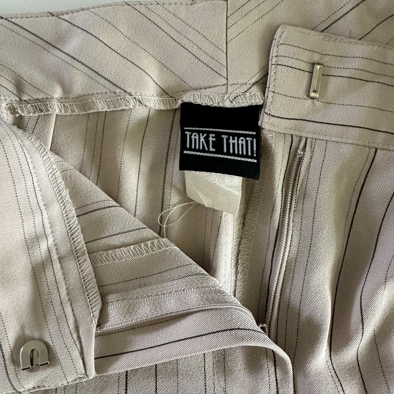 Women's Cream and Black Shorts