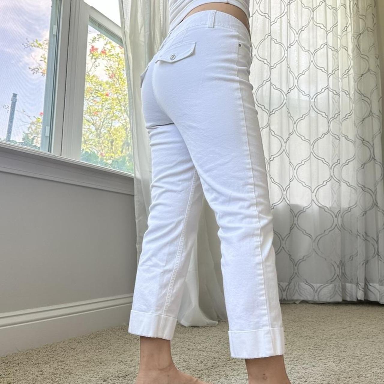 White House Black Market Women's White Trousers