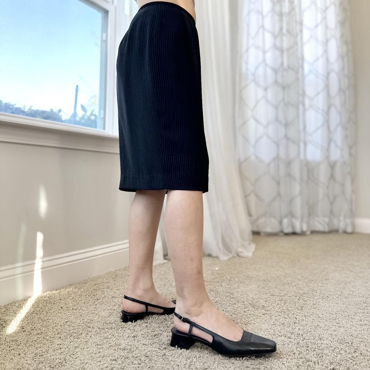 Women's Black and White Skirt
