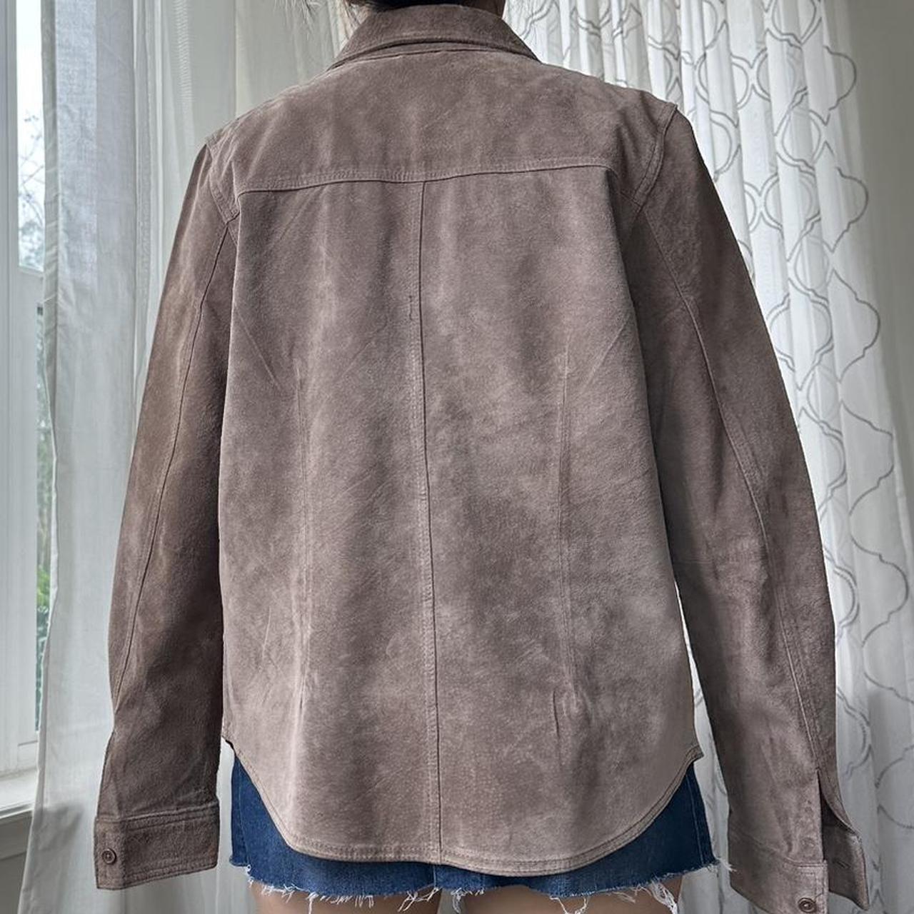 Women's Khaki and Tan Shirt